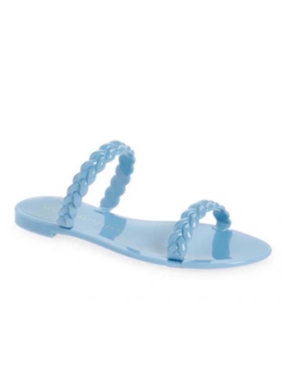 Stuart Weitzman Braida Sawyer Women’s Jelly Blue Sandals Size 9 NWT